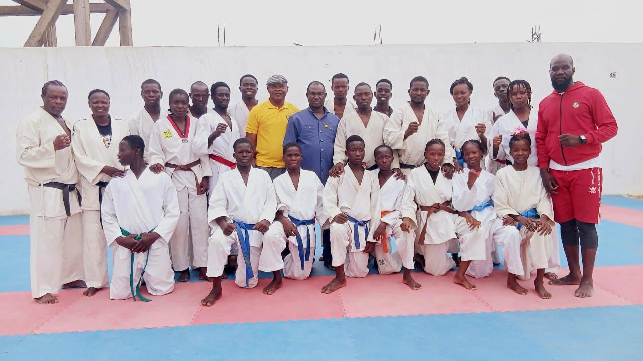 Illustration de la discipline Karaté au Tchad