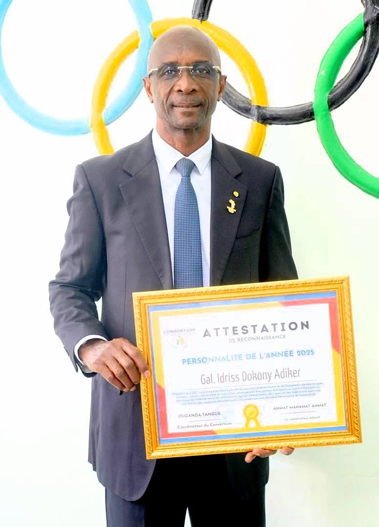 Le Général Idriss Dokony Adiker, président du Comité Olympique et Sportif Tchadien